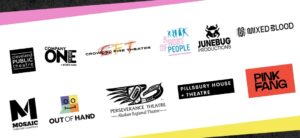 Logos for theater companies